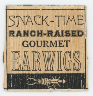 Item #21541 Snack-Time Ranch-Raised Gourmet Earwigs. Zephyrus Image