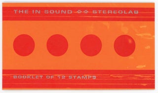 Item #26163 The In Sound: Booklet of 12 Stamps [Red/Orange]. Stereolab
