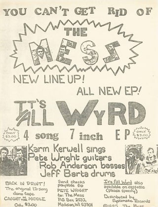 Item #26333 Flyer for the It's All Wyrd EP. The Mess