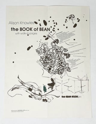 Item #28363 The Book of Bean With Walk-In Pages [Poster]. Alison Knowles, George Quasha