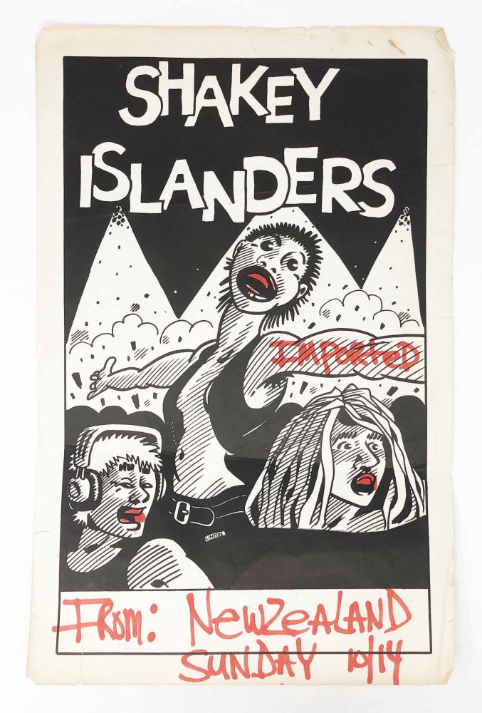 Item #28880 Shakey Islanders [Poster]. Shakey Islanders.