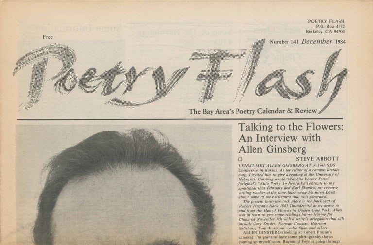 Item #29669 Poetry Flash No. 141. Allen Ginsberg.