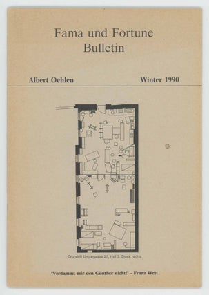 Item #29696 Fama & Fortune Bulletin #1. Albert Oehlen