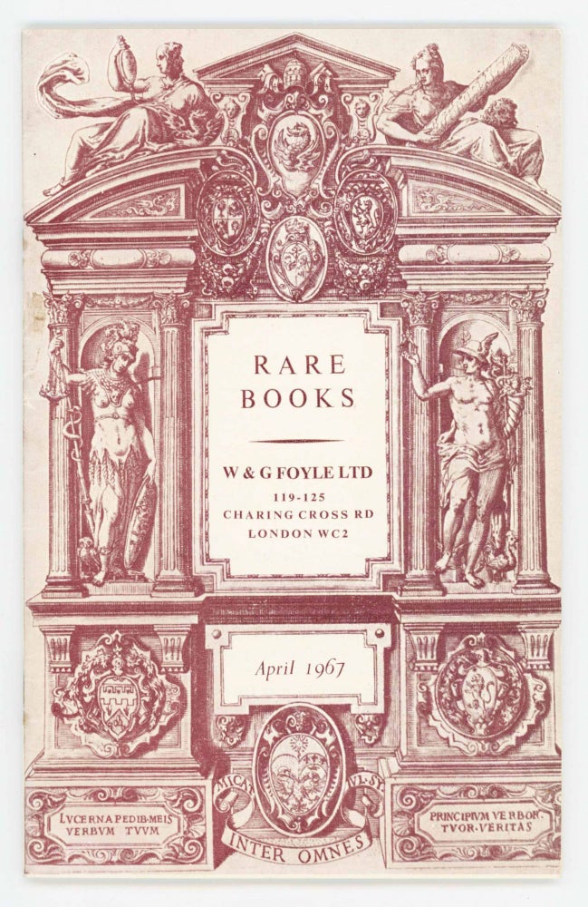 Item #29794 Rare Books. W, G Foyle Ltd.