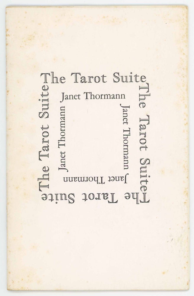 Item #29812 The Tarot Suite. Janet Thormann.