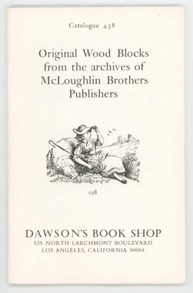 Item #29814 Original Wood Blocks from the Archives of McLoughlin Brothers Publishers. Catalogue...