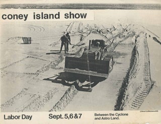 Item #29881 Coney Island Show. Between the Cyclone and Astro Land [Flyer]. Donna Ann McAdams