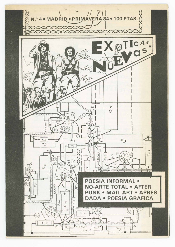 Item #29888 Exoticas Nuevas No. 4. Poesia Informal, No-Arte Total, After Punk, Mail Art, Apres Dada, Poesia Grafica. Xavier Sabater, ed.