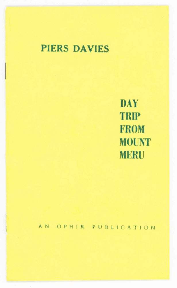 Item #29931 Day Trip from Mount Meru. A Bhajan for Occidental Voices. Piers Davies.