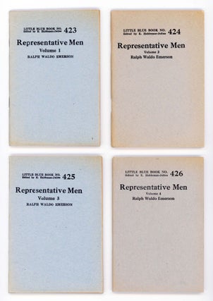 Item #30211 Representative Men. Complete in 4 Volumes [Little Blue Books Nos. 423, 424, 425,...