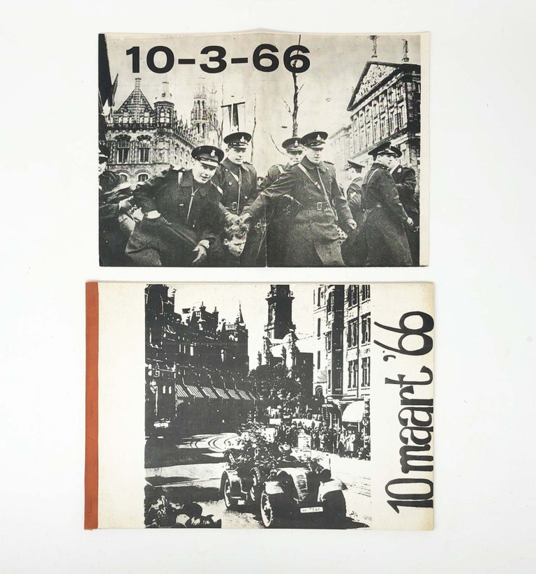 Item #30238 10 Maart '66 [With Politieoptreden 10-3-66 Exhibition Poster]. Provo.
