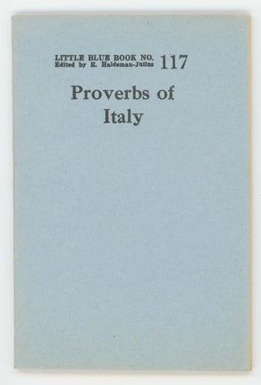 Item #30347 Proverbs of Italy [Ten Cent Pocket Series No. 117]. Anonymous
