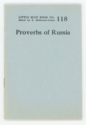 Item #30348 Proverbs of Russia [Ten Cent Pocket Series No. 118]. Anonymous