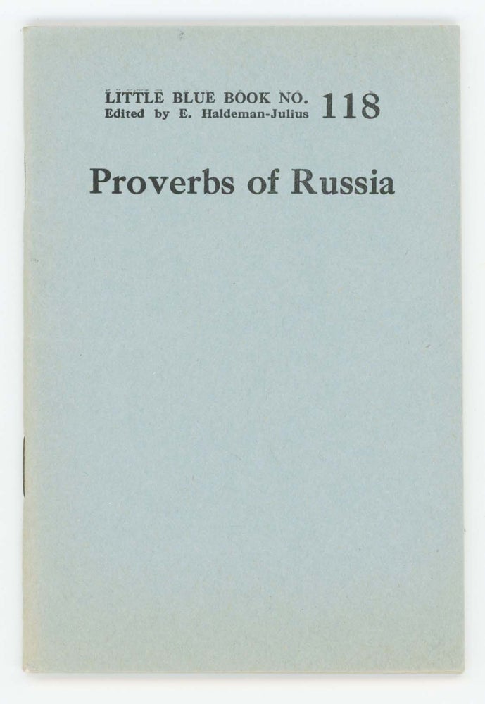 Item #30348 Proverbs of Russia [Ten Cent Pocket Series No. 118]. Anonymous.