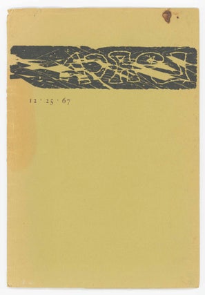 Item #30647 Federico Garcia Lorca: Poem of the Gypsy Seguidilla. Federico Garcia Lorca