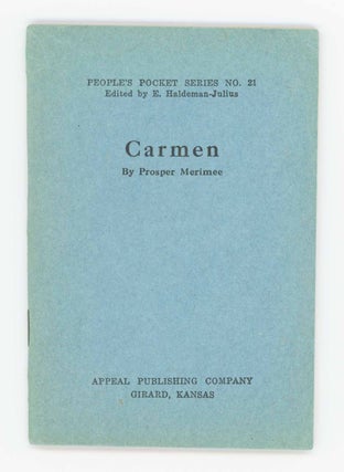 Item #30704 Carmen. People's Pocket Series No. 21. Prosper Merimee
