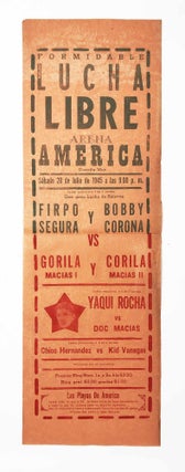 Item #30716 Lucha Libre Poster Featuring Kid Vanegas. Arsacio Vanegas Arroyo, Kid