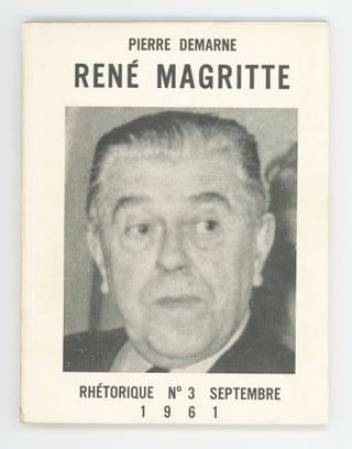 Item #30724 Rhétorique No. 3. Rene. Andre Bosmans Magritte, ed. Pierre Demarne