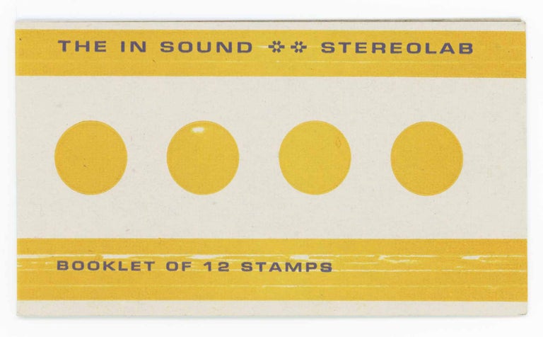 Item #30758 The In Sound: Booklet of 12 Stamps [Yellow]. Stereolab.