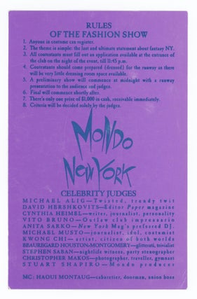 You Are Invited to be a Participant Witness in Mondo New York