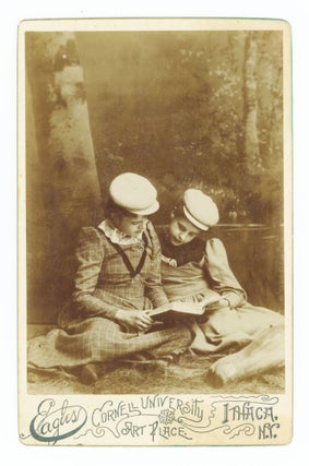 Item #30805 Photograph of Two Women Reading. Cornell University