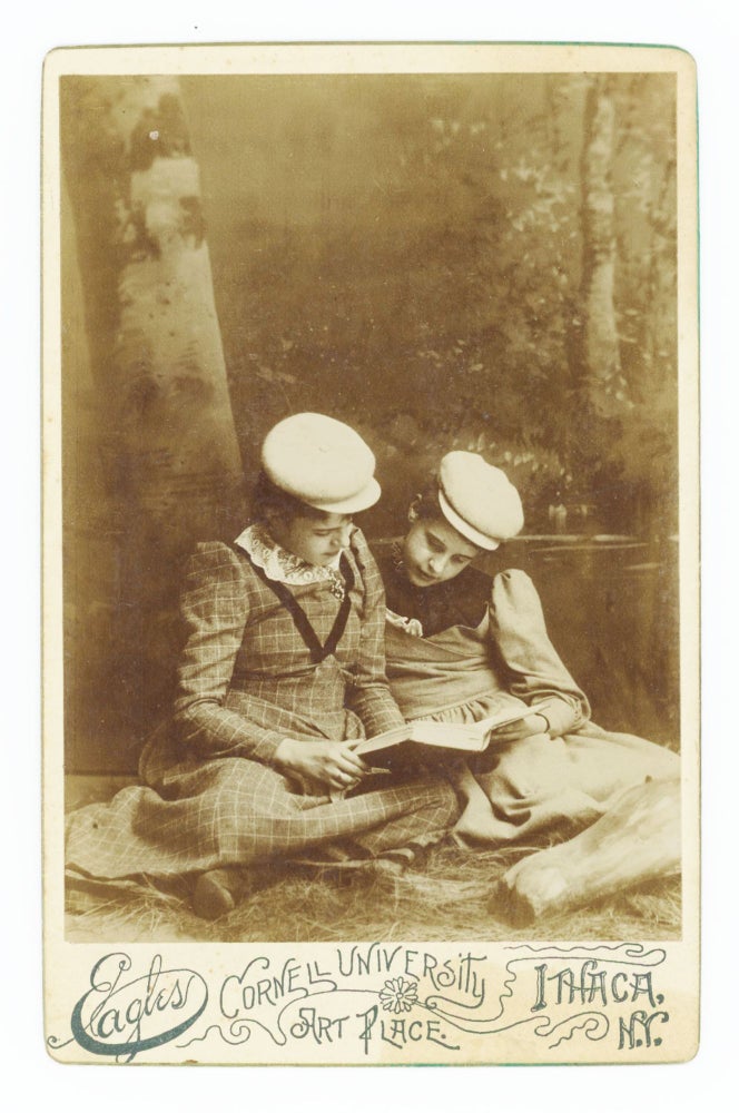Item #30805 Photograph of Two Women Reading. Cornell University.