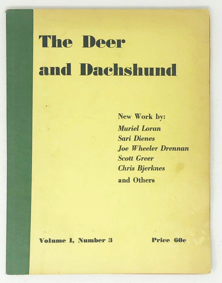 Item #30986 The Deer and Dachshund Vol. 1, No. 3. Judson Crews, Wendell Anderson Mildred Tolbert, eds.