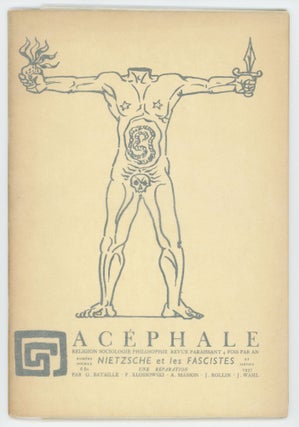 Item #30991 Acéphale No. 2.Nietzsche et les Fascistes. Georges Bataille, eds