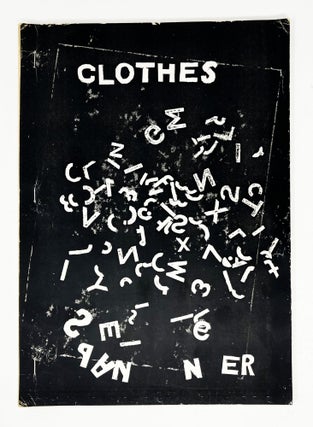 Item #31166 Clothes. A Spanner Magazine Special Issue. Allen Fisher, ed