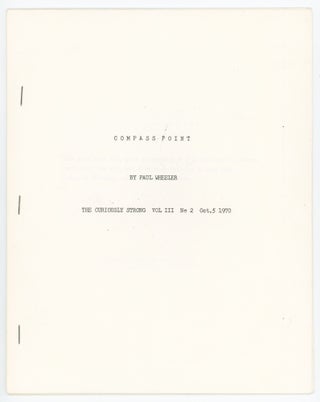 Item #31167 Compass Point. The Curiously Strong Vol. III No. 2. Paul. Patterson Wheeler, Ian, eds...