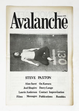 Item #31359 Avalanche Summer 1975 [No. 11]. Liza Bear, eds Willoughby Sharp