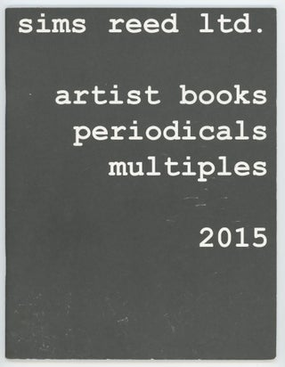 Item #31465 Artist Books Periodicals Multiples 2015. Sims Reed ltd