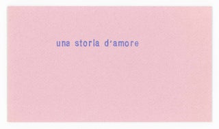 Item #31531 Una Storia d'Amore. Carla Bertola