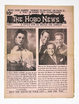 Item #31705 The Hobo News Vol. 6 No. 36. A Little Fun to Match the Sorrow. Pat "The Roaming...
